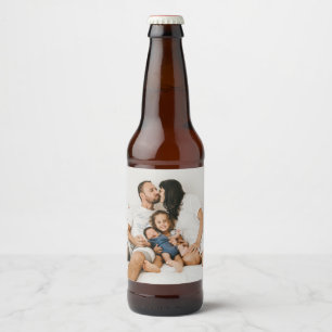 Étiquette Pour Bouteilles De Bière Photo personnalisé