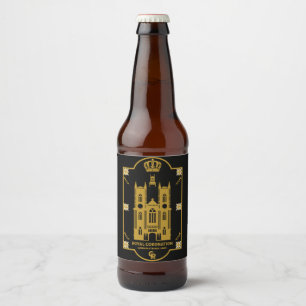 Étiquette Pour Bouteilles De Bière Royal Coronation Abbaye de Westminster
