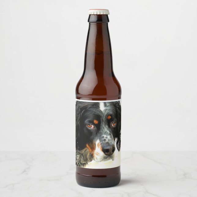 Étiquette Pour Bouteilles De Bière Saut de réglage (Devant)