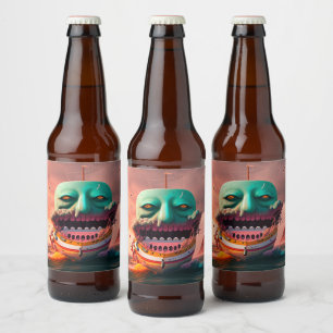 Étiquette Pour Bouteilles De Bière Scary