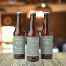 Simple rustique Sage Vert Mariage Chic Noms de scr