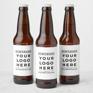 Étiquette Pour Bouteilles De Bière Site Web Maison Votre Entreprise Logo Produit