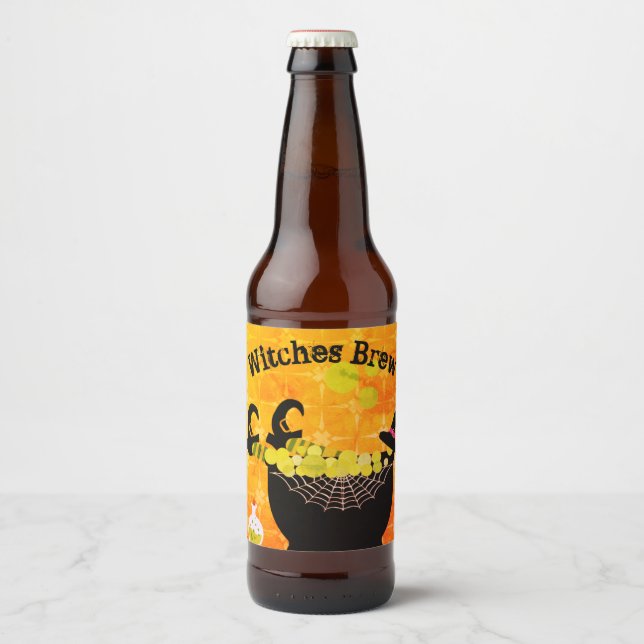 Étiquette Pour Bouteilles De Bière Sorcières brasser (Devant)