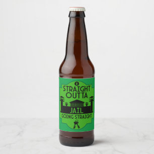 Étiquette Pour Bouteilles De Bière Sortez De Prison Libération Cadeau