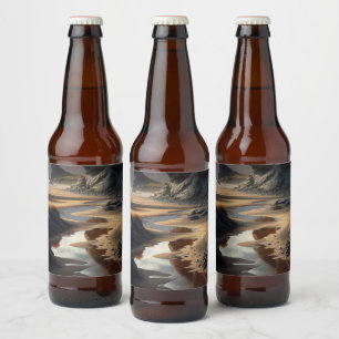 Étiquette Pour Bouteilles De Bière Sunset