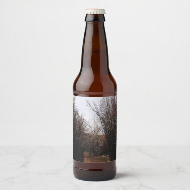 Étiquette Pour Bouteilles De Bière Surcroissance de Bannack en chute libre (Devant)