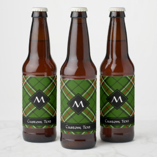 Étiquette Pour Bouteilles De Bière Tarte verte, noire, rouge et blanche