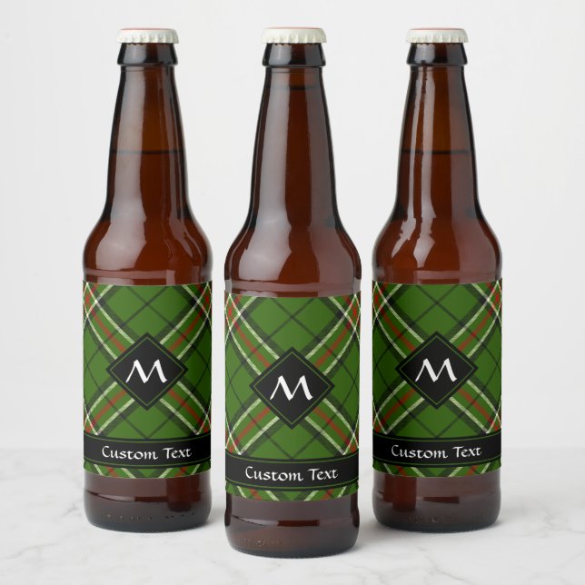 Étiquette Pour Bouteilles De Bière Tarte verte, noire, rouge et blanche (Bouteilles)
