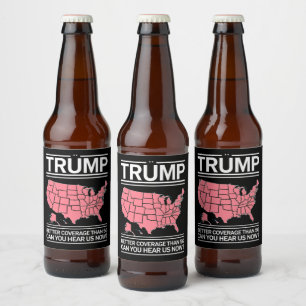 Étiquette Pour Bouteilles De Bière Trump est mieux couvert que le 5G Pouvez-vous nous