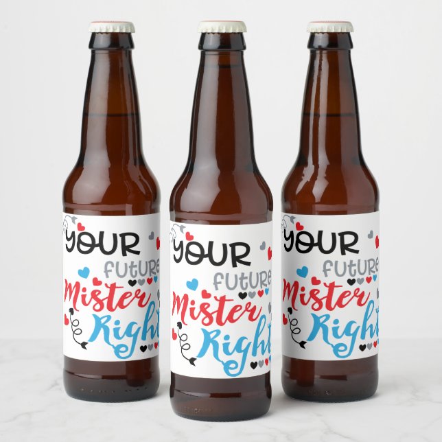 Étiquette Pour Bouteilles De Bière Votre futur ministre (Bouteilles)