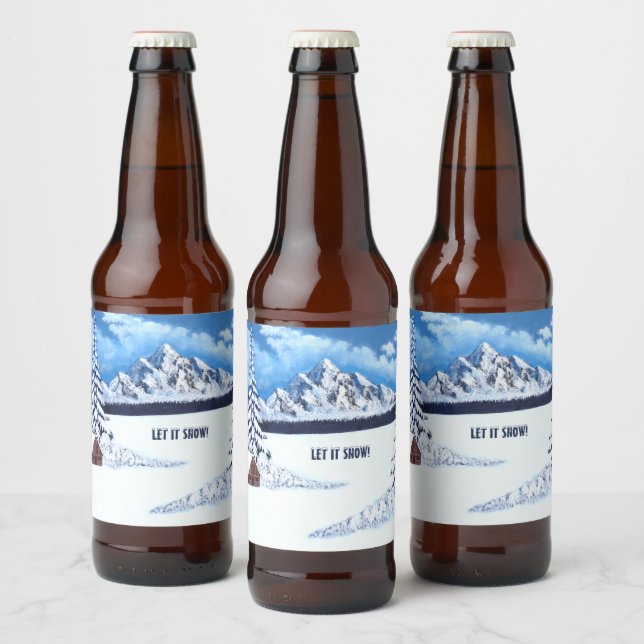 Étiquette Pour Bouteilles De Bière Winter Wonder (Bouteilles)