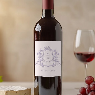 ÉTIQUETTE POUR BOUTEILLES DE VIN 