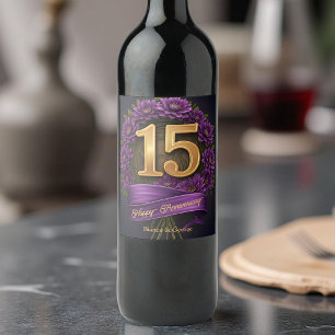 ÉTIQUETTE POUR BOUTEILLES DE VIN 