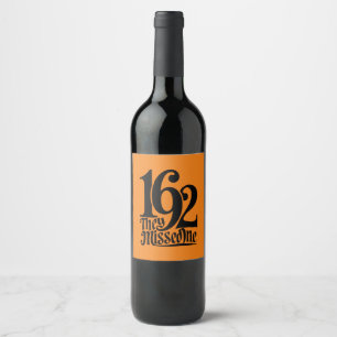 Étiquette Pour Bouteilles De Vin 1692 Ils Ont Manqué Une Sorcière Halloween Saison 