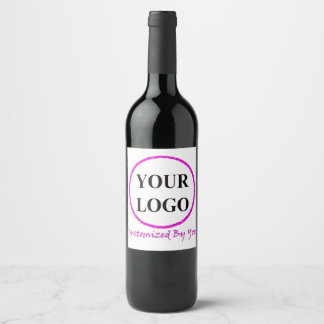 ÉTIQUETTE POUR BOUTEILLES DE VIN AJOUTER VOTRE LOGO ICI MARIAGE PERSONNALISÉ