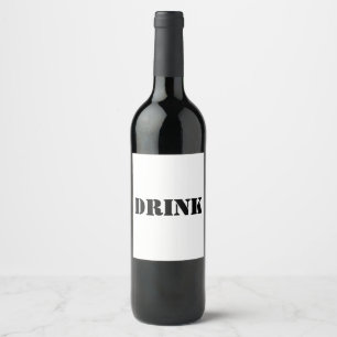 Étiquette Pour Bouteilles De Vin Aliments génériques et boissons Fournitures de fêt