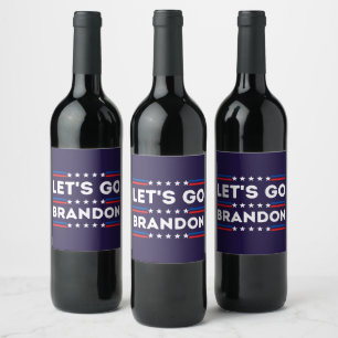 Étiquette Pour Bouteilles De Vin Allons Brandon