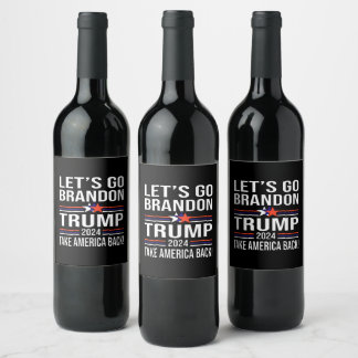 Étiquette Pour Bouteilles De Vin Allons Brandon