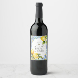 Étiquette Pour Bouteilles De Vin Amalfi Coast Italien Fête des mariées Barware