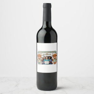 Étiquette Pour Bouteilles De Vin Amies Hygiénistes Dentaires Personnalisées Vache H
