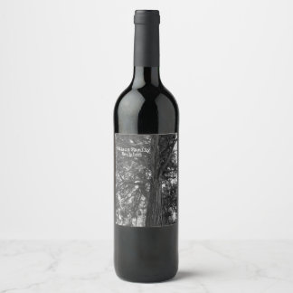 Étiquette Pour Bouteilles De Vin Arbre à Yosemite