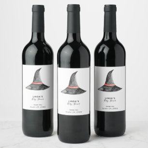 Étiquette Pour Bouteilles De Vin Baby shower Halloween Automne automne mignon simpl