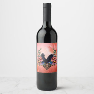 Étiquette Pour Bouteilles De Vin Belle corneille