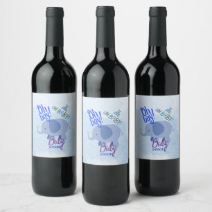 Étiquette Pour Bouteilles De Vin Bienvenue dans le Monde, Petit Guy !