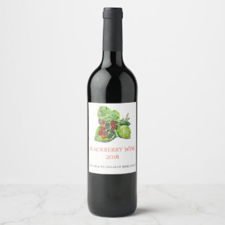 Étiquette Pour Bouteilles De Vin BlackBerry
