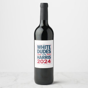 Étiquette Pour Bouteilles De Vin Blancs Pour Harris-2024