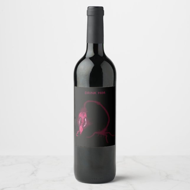 Étiquette Pour Bouteilles De Vin boire (Devant)