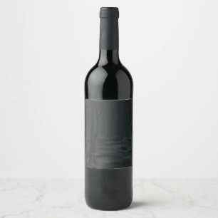 Étiquette Pour Bouteilles De Vin Bois foncé