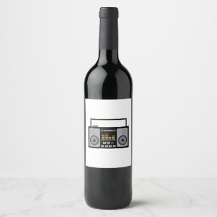 Étiquette Pour Bouteilles De Vin Boîtier