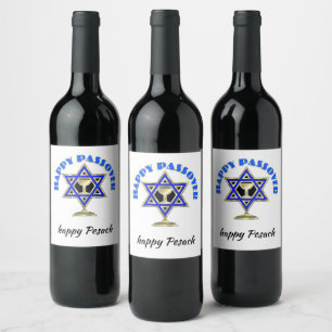 Étiquette Pour Bouteilles De Vin Bonne Pâque