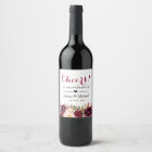 Bourgogne Marsala Rouge Floral Bravo Au Mariage
