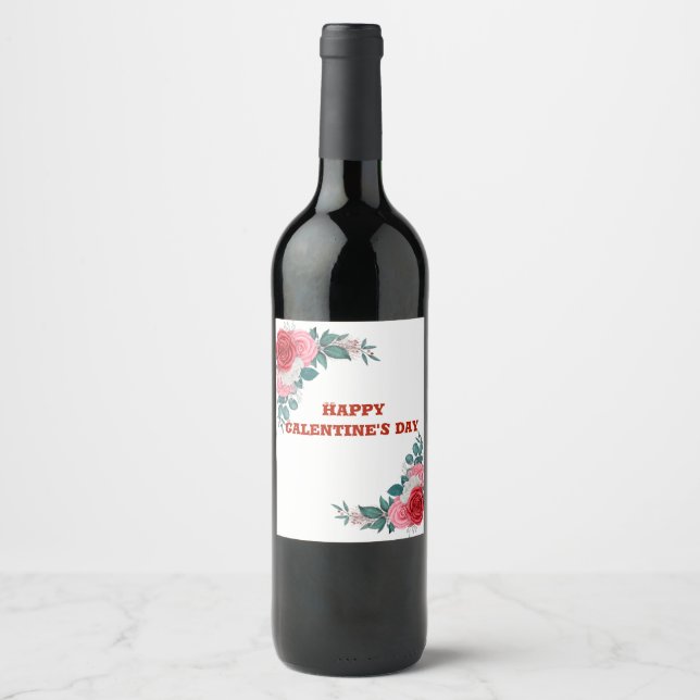 Étiquette Pour Bouteilles De Vin Bouteille de célébration de l'occasion spéciale (Devant)
