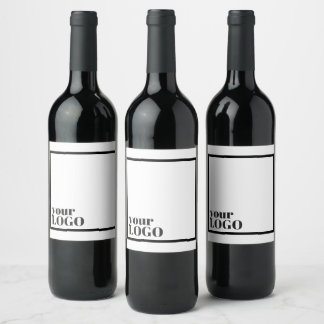 Étiquette Pour Bouteilles De Vin Bouteille de Marque