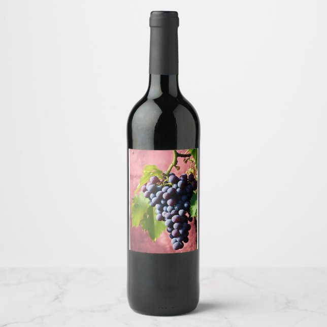 Étiquette Pour Bouteilles De Vin bouteille de vin (Devant)