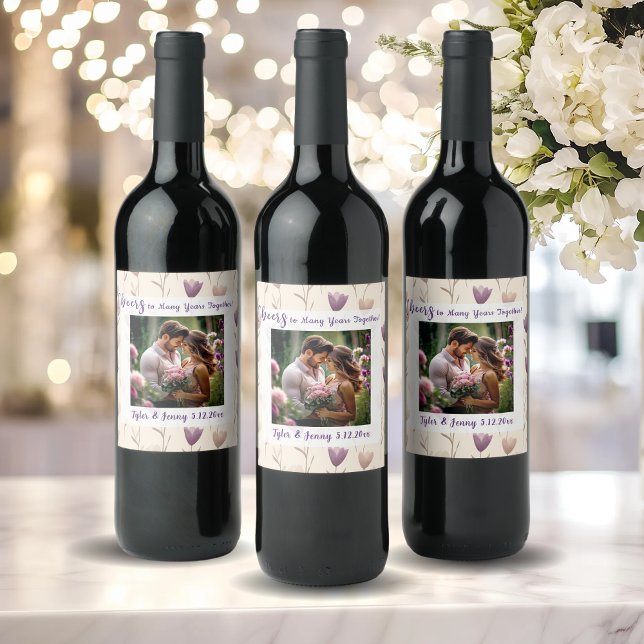 Étiquette Pour Bouteilles De Vin Bravo à plusieurs années ensemble | Modèle photo (Créateur téléchargé)