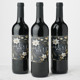 Étiquette Pour Bouteilles De Vin Bravo pour aimer rire heureux après Mariage