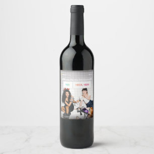 Étiquette Pour Bouteilles De Vin Bridesmaid Proposition Instagram Amusement Photo m