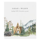 Cabine de Mariage en Bois de Pin de Montagne Rusti