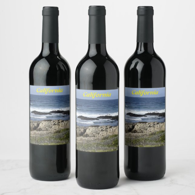 Étiquette Pour Bouteilles De Vin Californie (Bouteilles)