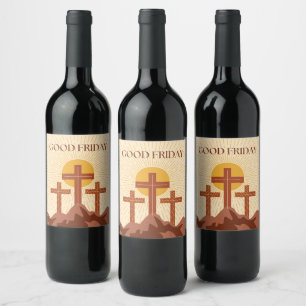 Étiquette Pour Bouteilles De Vin Carte Vendredi