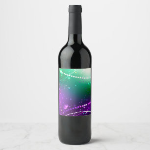 Étiquette Pour Bouteilles De Vin Carthagène Solive Purple