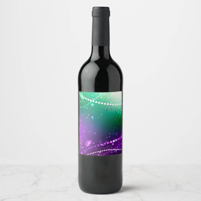 Étiquette Pour Bouteilles De Vin Carthagène Solive Purple (Devant)