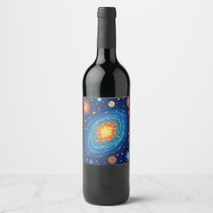 Étiquette Pour Bouteilles De Vin C'est une bouteille de lait.