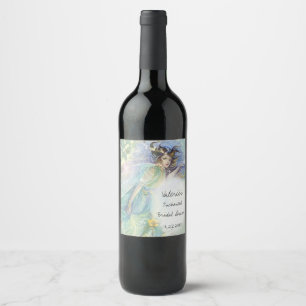 Étiquette Pour Bouteilles De Vin C'est une douche de mariée féerique et heureuse