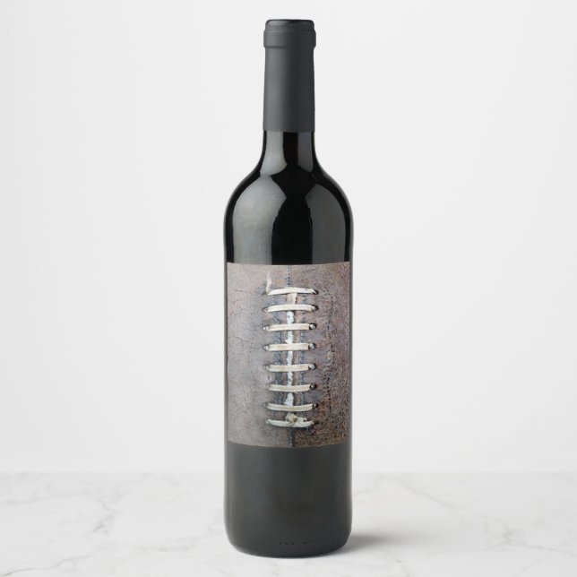 Étiquette Pour Bouteilles De Vin Chaînes de football verticales (Devant)