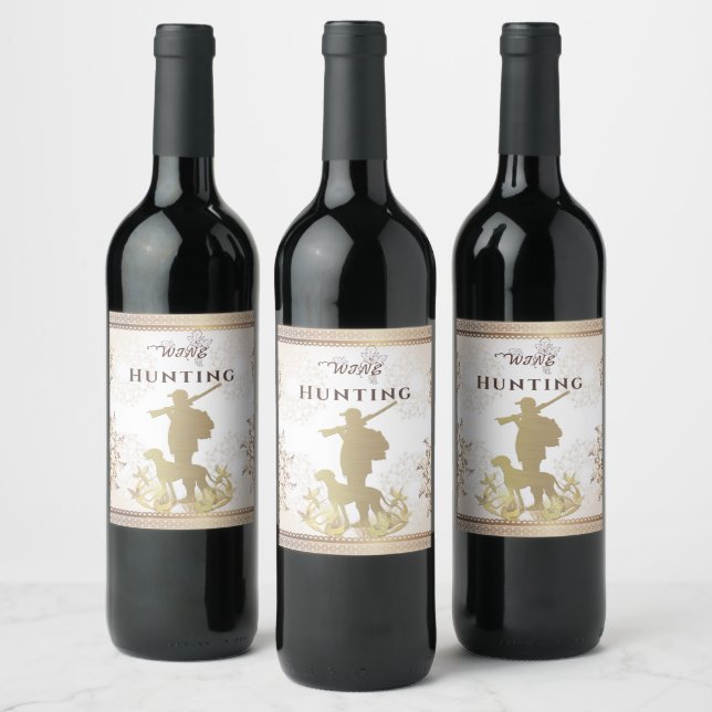 Étiquette Pour Bouteilles De Vin Chasse (Bouteilles)